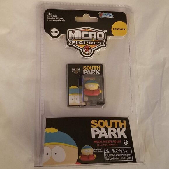South Park Cartman World's Smallest Micro Figure in Tiny Display Case Sold Out - Picture 2 of 4